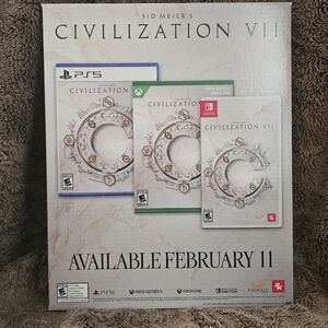 RARE* Civilization VII Walmart Display